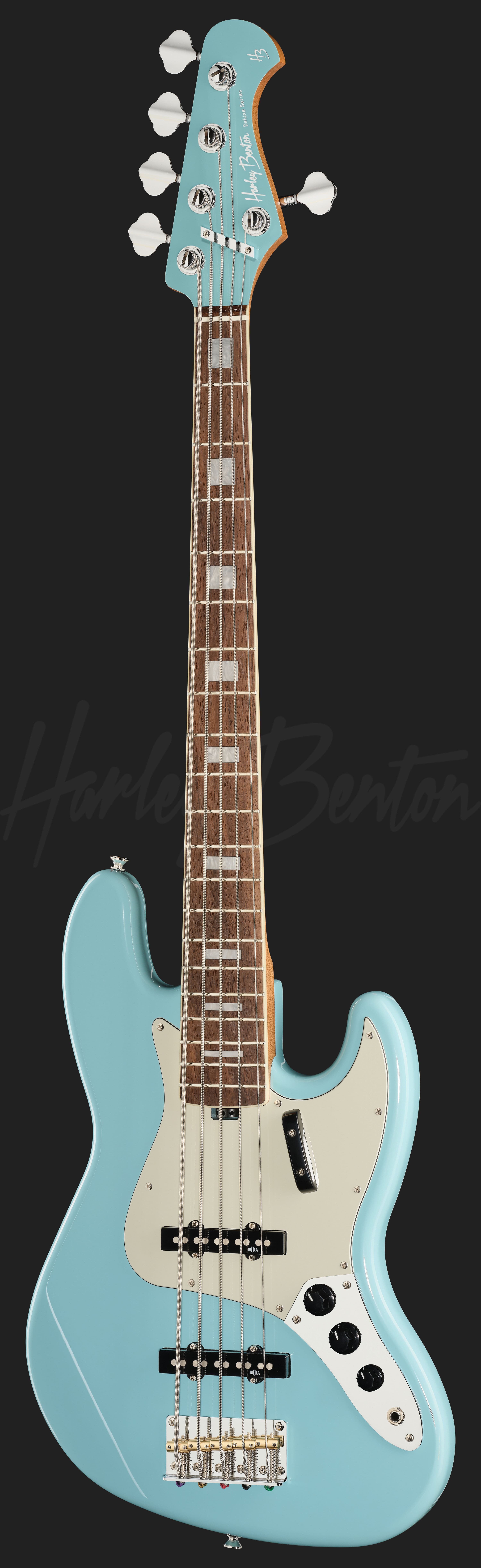 MV-5JB Daphne Blue - Harley Benton