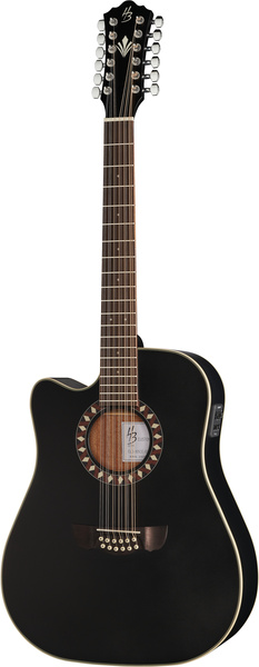 CLD-10SCE-12 BK - Harley Benton