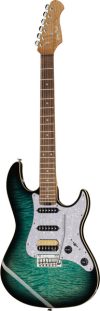 ST-Modern Plus HSS Flame Blue Burst