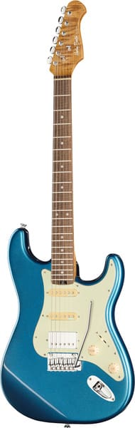 ア*️様 Harley Benton ST-Modern HSS ST-Modern HSS Flame Blue Burst - Harley Benton