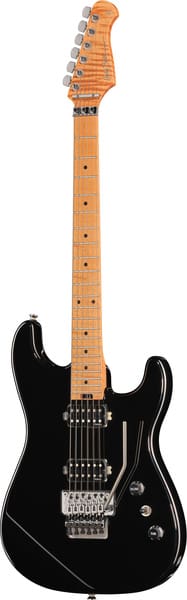 ギター Harley Benton ST-80FR MN HH Black - Harley Benton