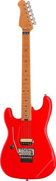 ST-80FR MN LH Radiant Red - Harley Benton