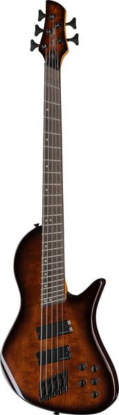 MSB-5 Black Flame Burl - Harley Benton