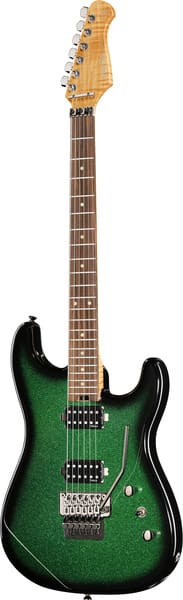 【激レア美品】Harley Benton 8弦ギター グラデーショングリーン ST-80FR HH ESB - Harley Benton